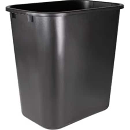 Excellent Appliances 28 qt. Rectangular Wastebasket - Black EX2493369